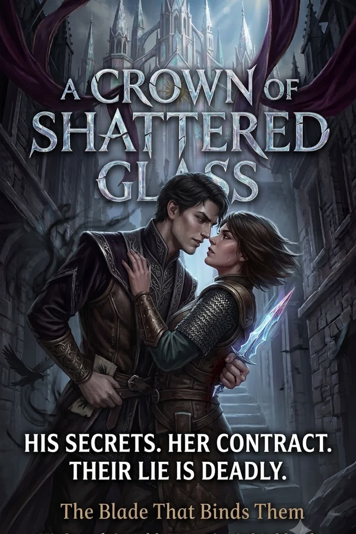 Cover art for A Crown of Shattered Glass