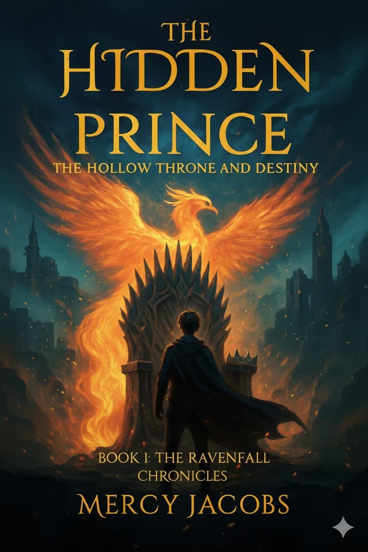 Cover art for The Hidden Prince : A Hollow Throne and Destiny.