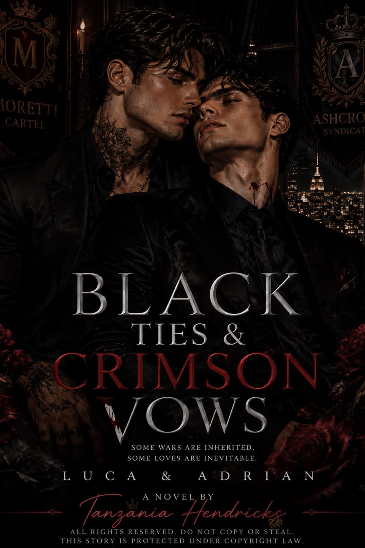 BLACK TIES AND CRIMSON VOWS🖤❤️ cover